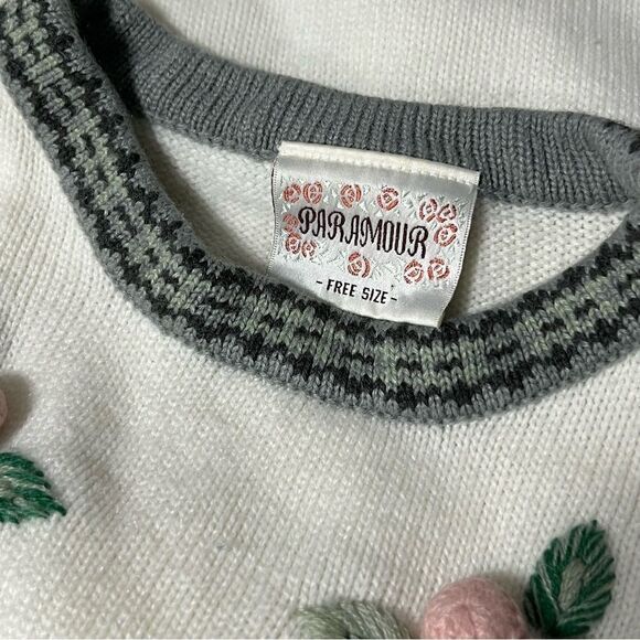 paramour Vintage Knitted Sweater Free Sizea - Picture 4 of 10